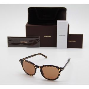 NEW TOM FORD SUNGLASSES TF816 52E UNISEX EYEWEAR TOM FORD PAX FT0816 BROWN